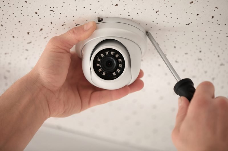 Dome sales camera installation